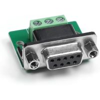D-Sub DB9 női csatlakozó RS232 adapter csavaros kivezetéssel