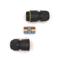 DRÁTEK vízálló kábelcsatlakozó DL 9-12mm IP68 3pin