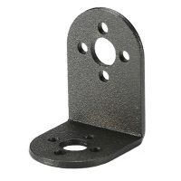 Alumínium servomotor tartó L – fekete, 35x27 mm (MG995/MG996 számára)