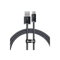 Baseus tápkábel USB-A - USB-C 100W - 1 méter, szürke