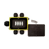 Kábelcsatlakozó DRÁTEK - IP68 100x70, 5 kimenet 9-12mm, 4pin