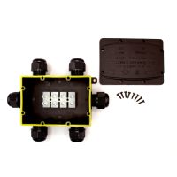 Kábelcsatlakozó DRÁTEK - IP68 120x85, 6 kivezetés 9-12mm, 4pin
