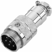 16 mm GX16 csatlakozó - 7 pin - Hím