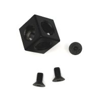 Kocka alumínium profilokhoz 30x30 - sarok derékszögű csatlakozó