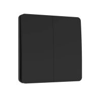 Akkumulátor nélküli 2 csatornás RF433 MHz IK01 gomb - 2G, fekete