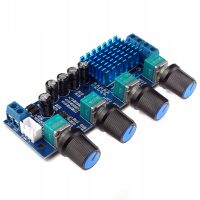 Audio sztereó erősítő equalizer-rel - 2x50W, 12V-24V