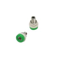 Banános csatlakozókhoz való anya nélküli csatlakozó 2mm - piros