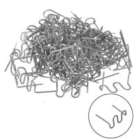 Műanyag hegesztő klipszek, S típus - 100 db