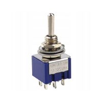 Kapcsoló 2xON/OFF/ON 6A 125VAC