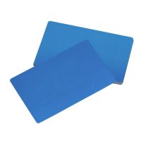 Alumínium névjegykártya, teszteléshez és lézeres gravírozáshoz - Kék