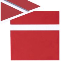 Gravírozó laminát 600 x 300 x 1,3 mm - Piros, Fehér