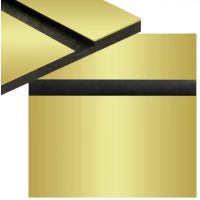 Gravírozó laminát 600 x 300 x 1,3 mm - Arany, fekete