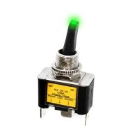 Pádkovský kapcsoló s aretací On/Off 30A 12V Zöld