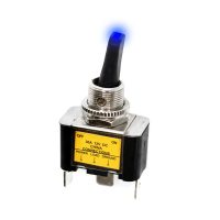 Pádkovský kapcsoló s aretací On/Off 30A 12V Kék
