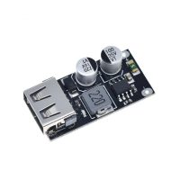 Gyors töltő modul, step-down 12-24V chip gyors töltéshez - USB-A - QC3.0, FCP