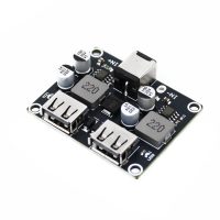 Gyors töltő modul, step-down 12-24V chip gyors töltéshez - 2x USB-A - QC3.0, FCP