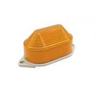 LED jelzőfény 24VDC villogó - sárga
