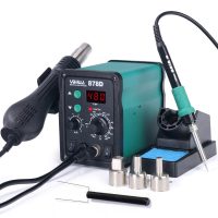 Forrasztó állomás forró levegő + mikroszoláris 700W 100 - 450°C
