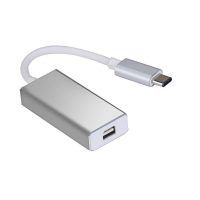 USB-C (hím) / Mini DisplayPort (női) adapter - Ezüst