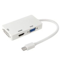 Mini DisplayPort HDMI, VGA és DVI adapter - Fehér