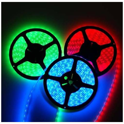 Foto - Vízálló 60 LED/m szalag - RGB 5050, 1 szegmens