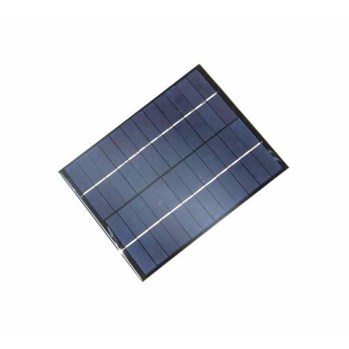 Foto - Napelem 12V 6W 500mA-ig DC csatlakozóval