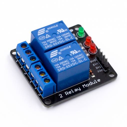 Foto - Relé modul 2-Channel 5V