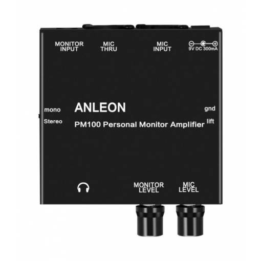 Foto - Anleon PM100 In-Ear monitorozás mikrofon hangerejének beállításával