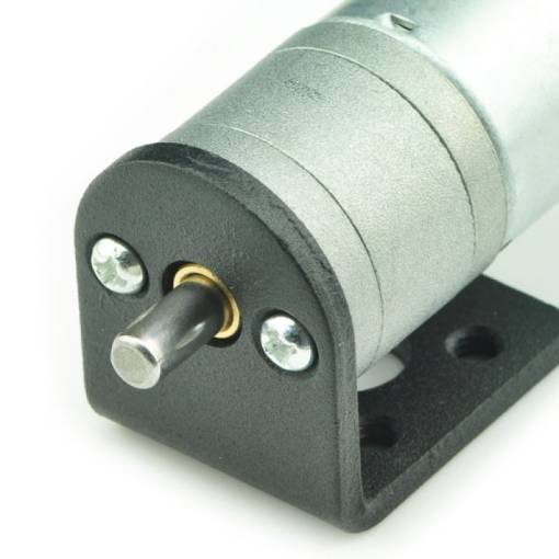 Foto - L-držák pro 25mm DC motor s převodovkou (25GA-370) – hliníkový, tloušťka 3 mm