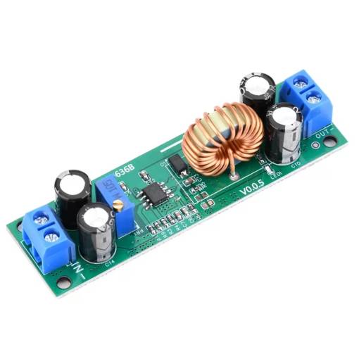 Foto - Lépcsőzetes tápegység modul - 5A-ig állítható XL4015 DC-DC XL4015