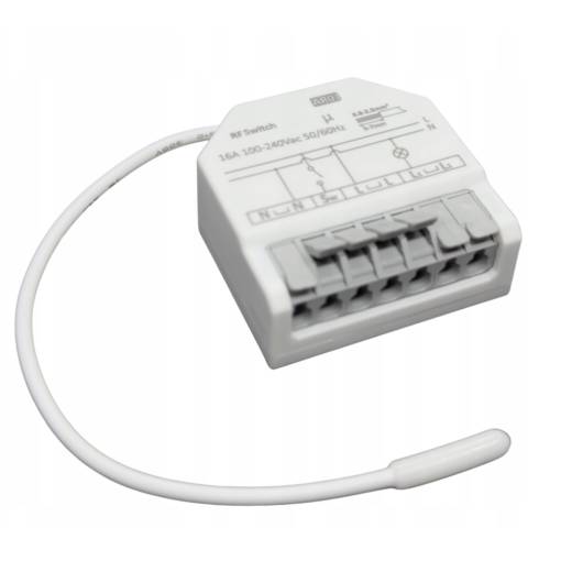 Foto - MINI egycsatornás relé ARO1 - 16A RF433 MHz