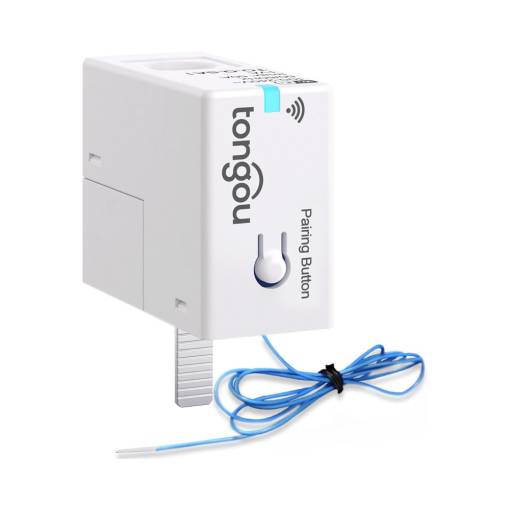 Foto - WiFi okos nem invazív elektromos energiafogyasztásmérő - TUYA, SmartLife, 230VAC, 50A, V, A, W, kWh, °C