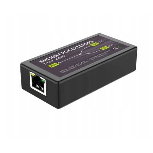 Foto - 2 portos PoE extender IEEE 802.3af