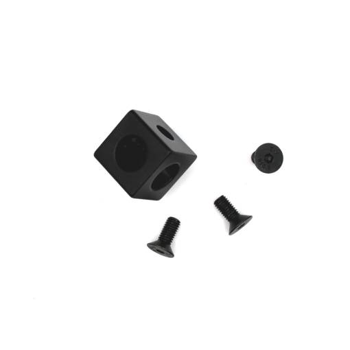 Foto - Kocka alumínium profilokhoz 20x20 - sarok derékszögű csatlakozó