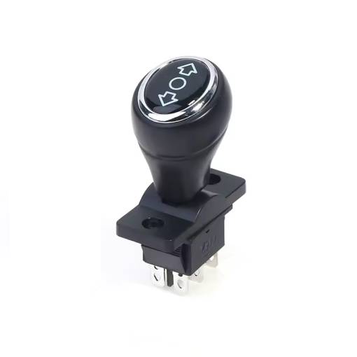 Foto - Kapcsoló - vezérlőkar előre/hátra - 3 pozíció, 2x kapcsoló érintkező rögzítéssel, 250VAC, 16A