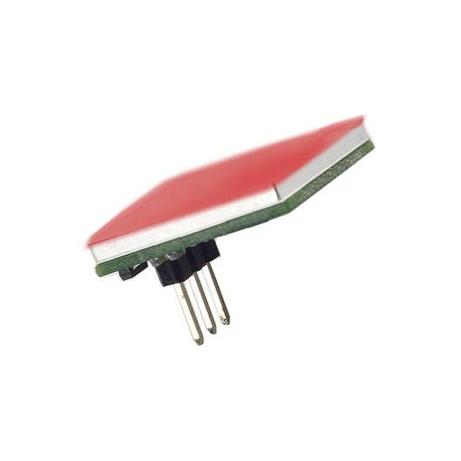 Foto - Kapacitív gomb modul, bistabil - 3~6V DC, Piros