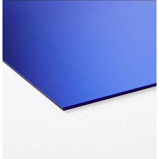 Foto - Akril lézeres feldolgozáshoz 300 x 200 x 2 mm - Kék
