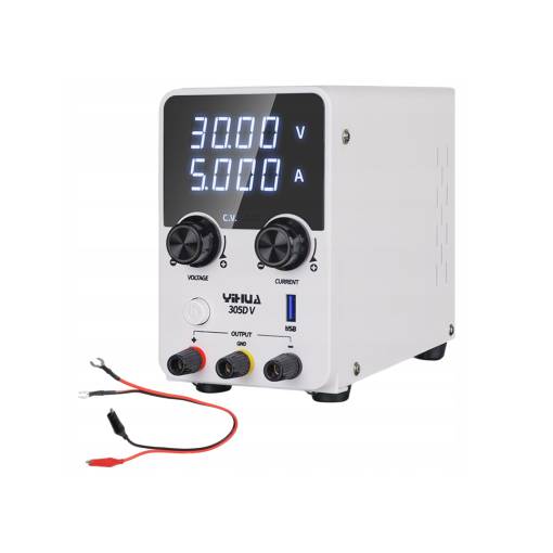 Foto - YIHUA 305 D-V laboratóriumi tápegység - 30V 5A USB 20W QC QUICK CHARG