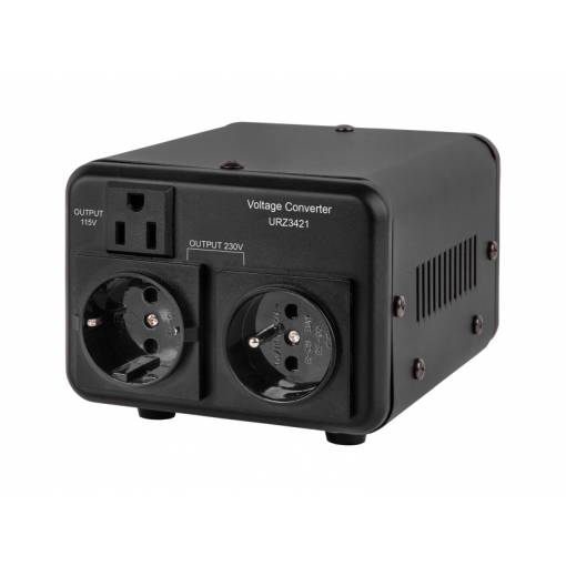 Foto - Měnič nebo-li konvertor napětí z 230V na 115V nebo z 115V na 230V, 400W a 500VA