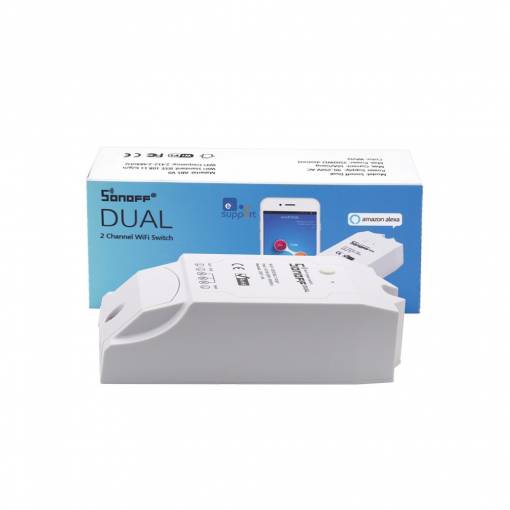 Foto - Sonoff Dual WiFi chytrý spínač dvoukanálový
