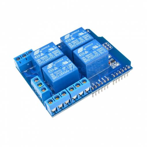 Foto - UNO R3 relé Shield pro Arduino