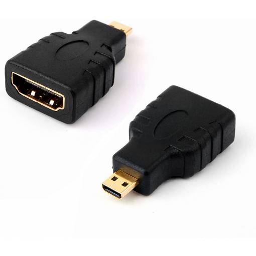 Foto - HDMI apa-HDMI anya mikroadapter RPi 4-hez