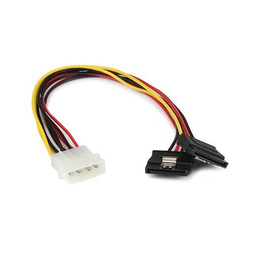 Foto - Napájecí adaptér DType 4pin na 2x SATA 15pin